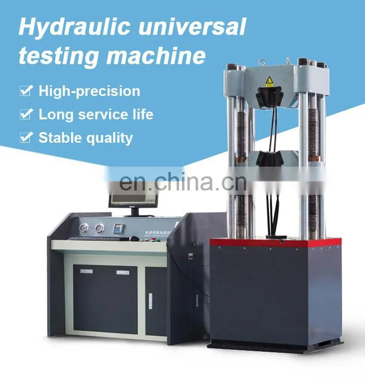 Hydraulic universal testing machine 500 kn Microcomputerized servo motor