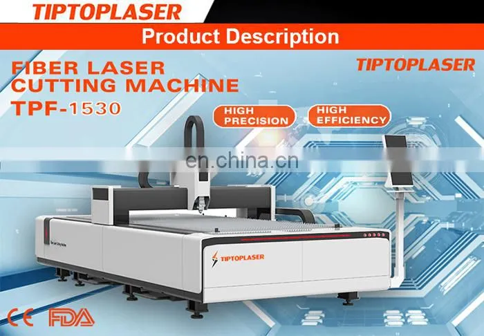 Best price fiber laser 1kw cutting machine sheet metal