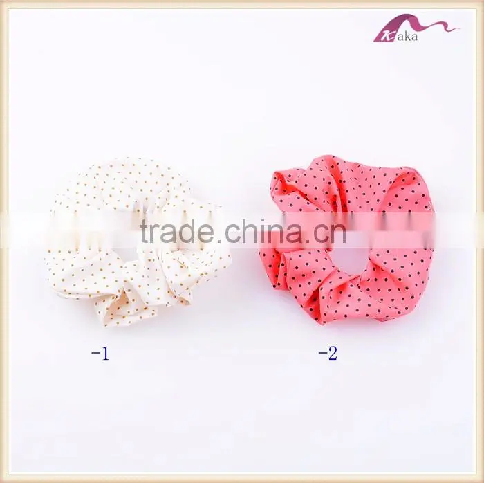 Fancy Dot Print Elastic Hair Band Ponytail Hair Accessories