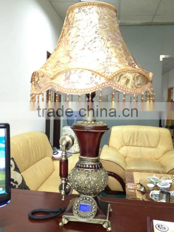 Antique lamp telephone