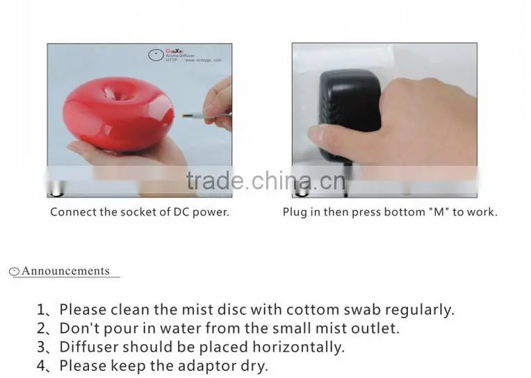 Ultrasonic essential oil diffuser/mini ultrasonic humidifier