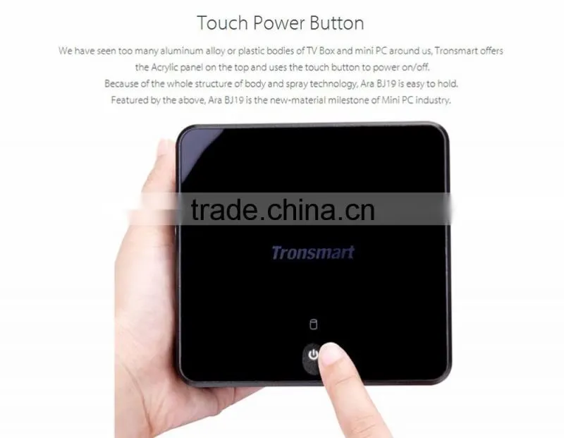 Factory Supply! Tronsmart Ara BJ19 Intel J1900 NUC Mini PC Window 8.1 Linux WiFi LAN 2.5 HDD SSD Headphone MIC DIY Mini PC