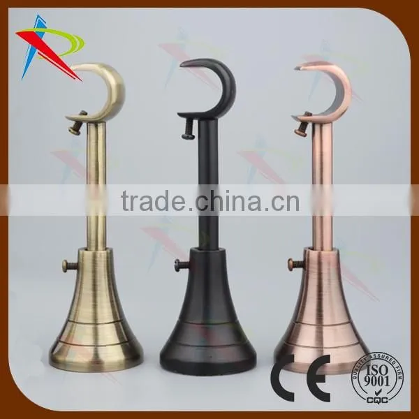 Metal material iron single curtain bracket/wall bracket