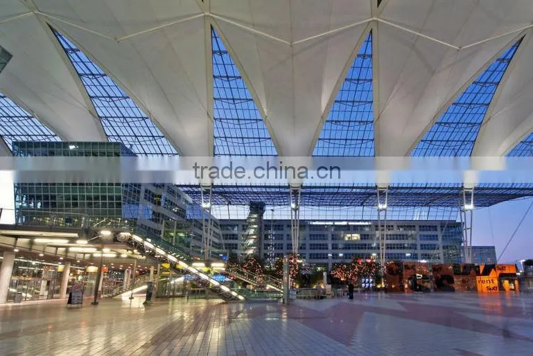Prefabricated space frame structure airport construction