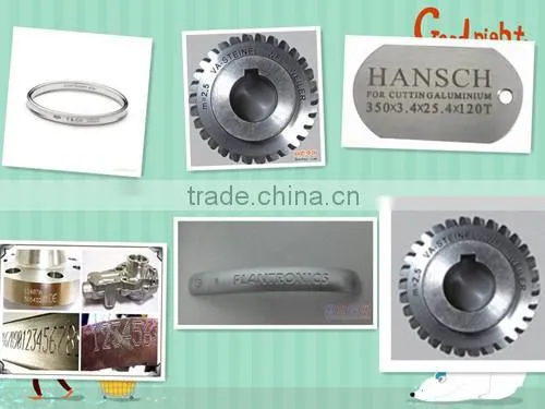 Chile 2014 hot sale in Thailand YAG 3D 100w laser marking machine for tyre