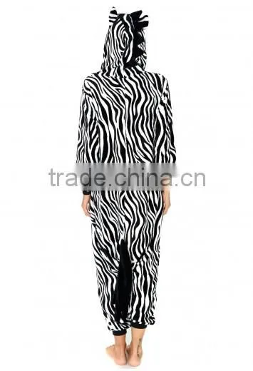 fancy zebra stripe nightclothes for family suit