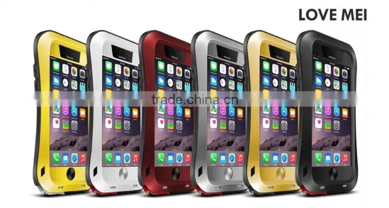 LOVE MEI Waterproof Dustproof Drop-proof Case Cover For Iphone and Samsung