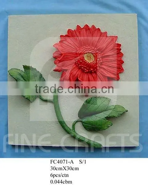 Flower wall decor