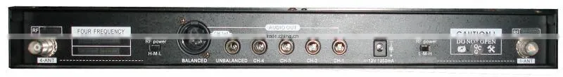 karaoke microphone/multi-channel wireless microphone/4 channels wireless microphone