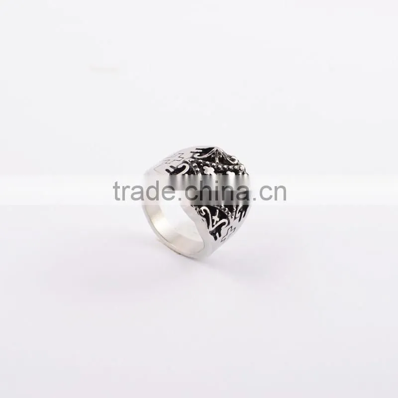 High Quality 316L Stainless Steel Material New Silver Ring Models For Men