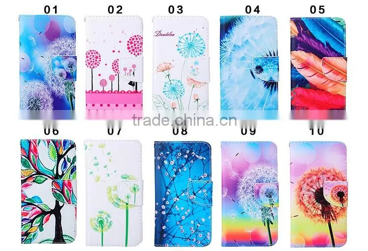 Printing Leather Wallet Case For SamsungA5