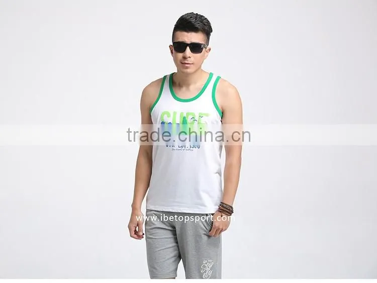OEM service Customize wholesales cheap price sport vest singlet