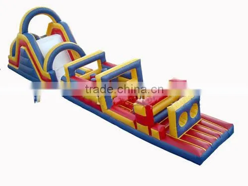 giant cheap inflatable obstacle course for sale