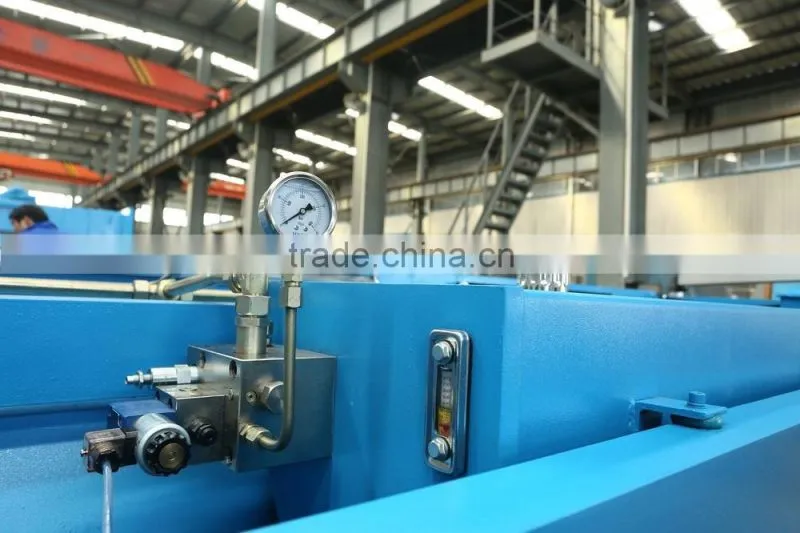 QC11K-8x2500 CNC guillotine shearing machine, CNC Steel Plate Cutting Machine