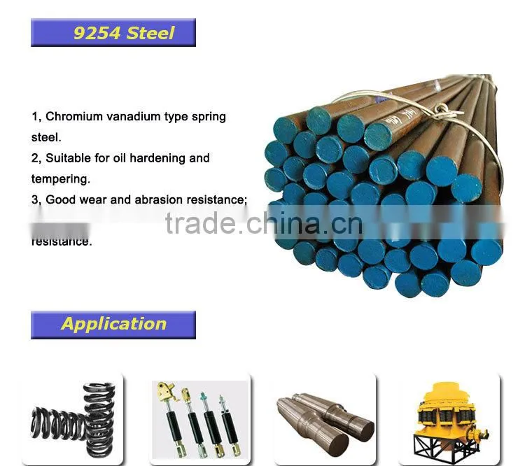 spring steel round bar sae 9254 steel price list