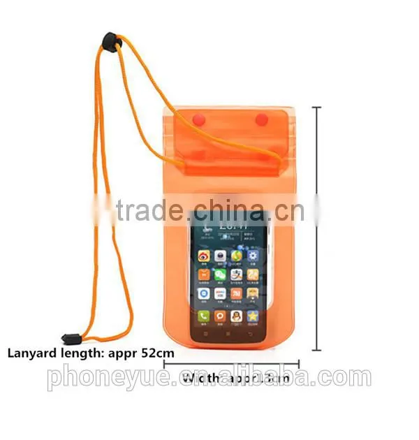 diving swimming waterproof pvc pouch bag pouch for samsung s5/s6
