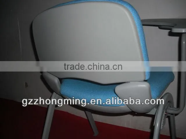 New Design Fabric Student Chair With Writing Tablet Student Writing Chair Modern School Chair BY-127C