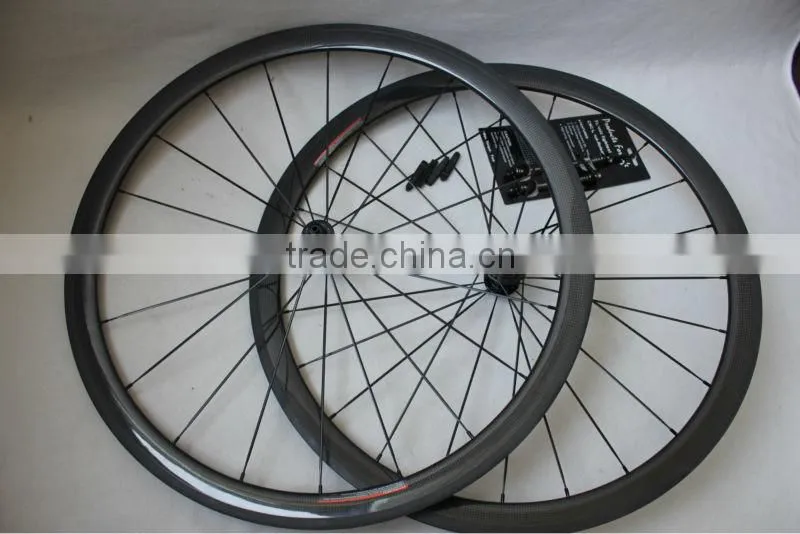 Miracle carbon wheels tubular 38mm 700C rims 3K-clear coating road wheelsets MT-38T
