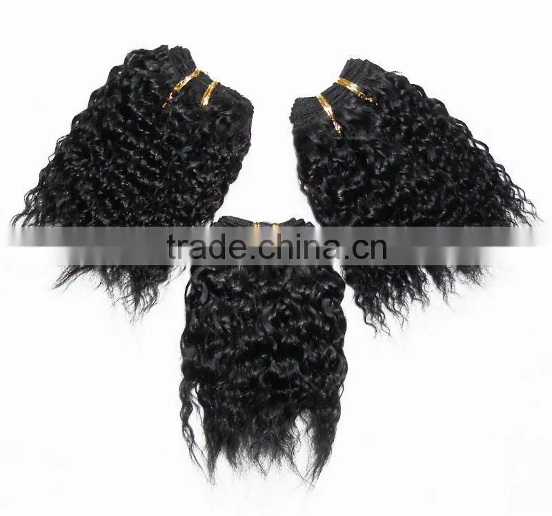 Afro kinky twisted Remy hair weave