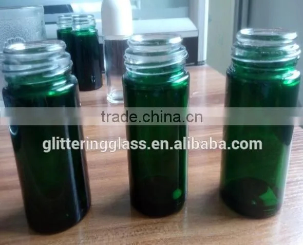 Different caps 50ml roll on perfume glass bottle wholesale