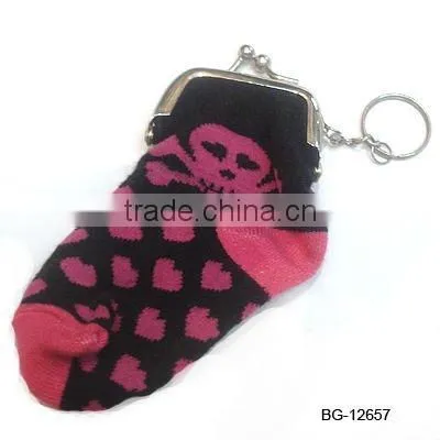 hot sale kids cheap sock purse