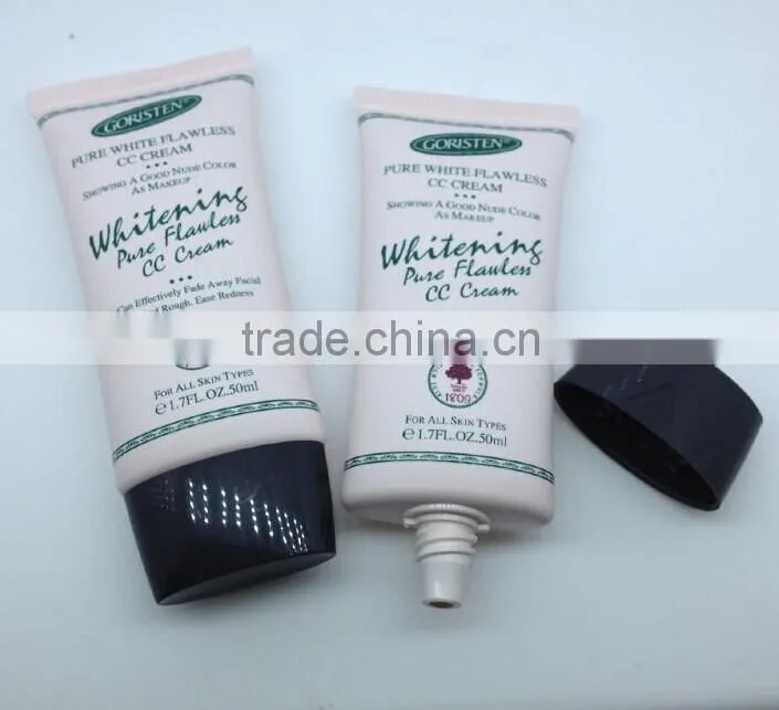 cosmetic oval tube packaging for makeup sets CC cream