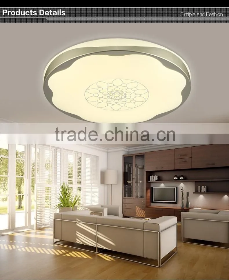 2016 hot sales modern round ceiling light big for living room small for bedroom