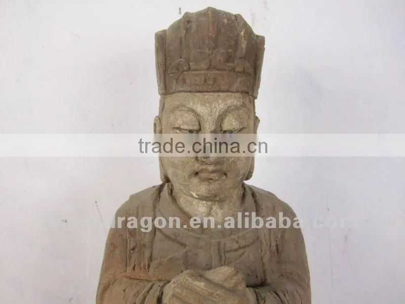 chinese antique furniture wood buddha