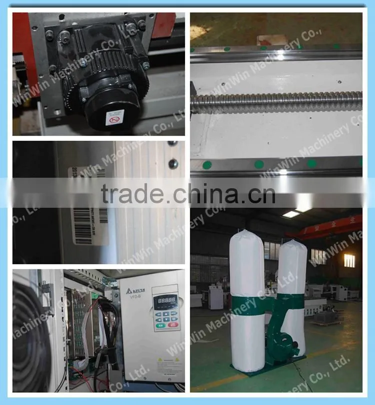 High Quality 3 Axis 1400x3400mm Wood Door Machine/ CNC Machining Center