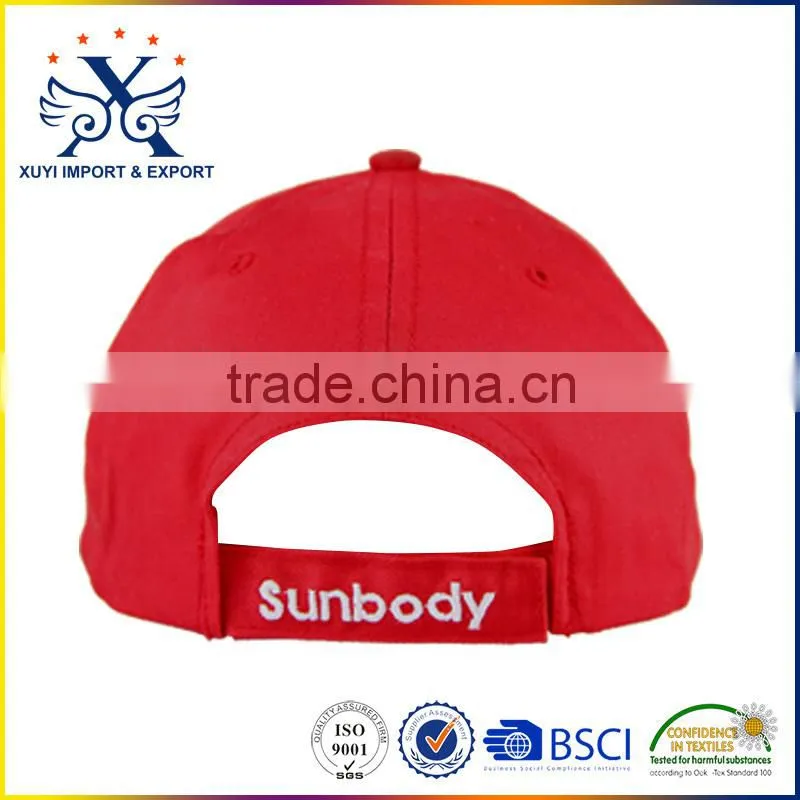 fashion hats caps custom embroidery wholesale cheap red 5 panel hats