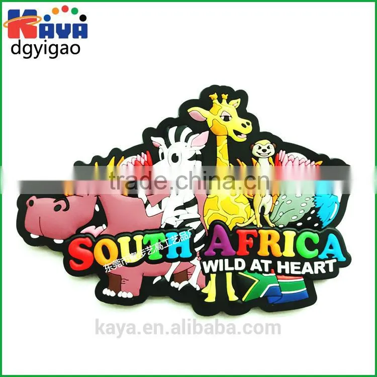 Plastic customized fridge magnet sticker