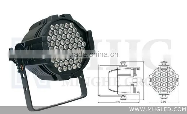 Energy saving High Power indoor led 54 3w par light