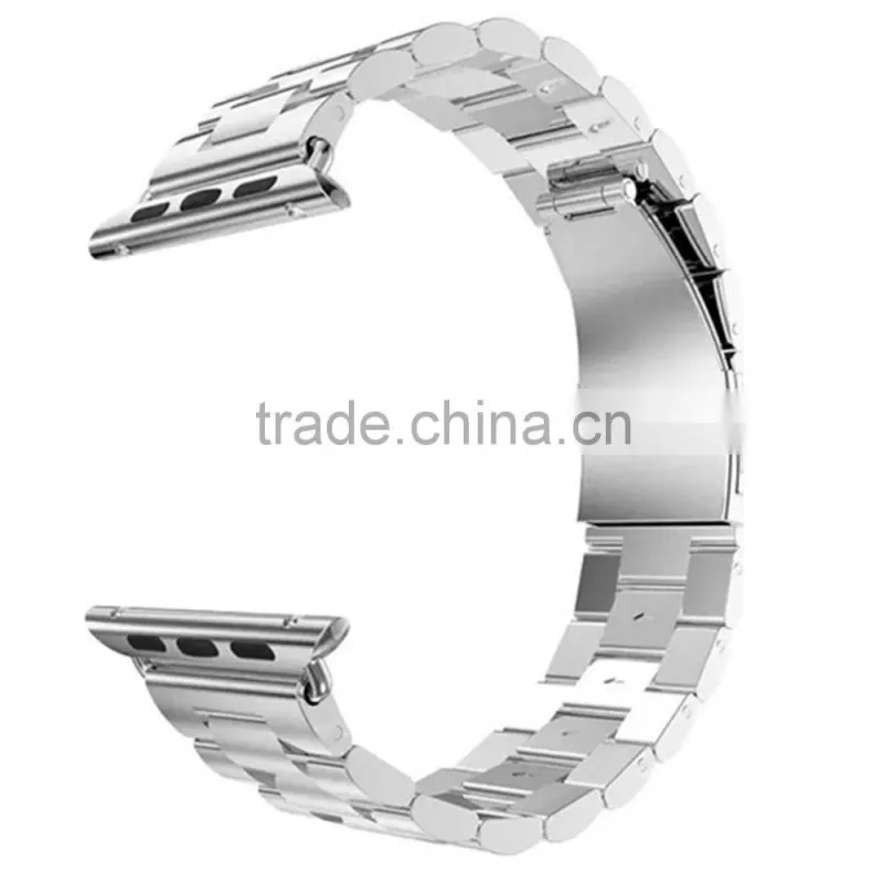 Stainless Steel Mental Replacement Strap Wrist Band Classic Polishing For Apple iWatch