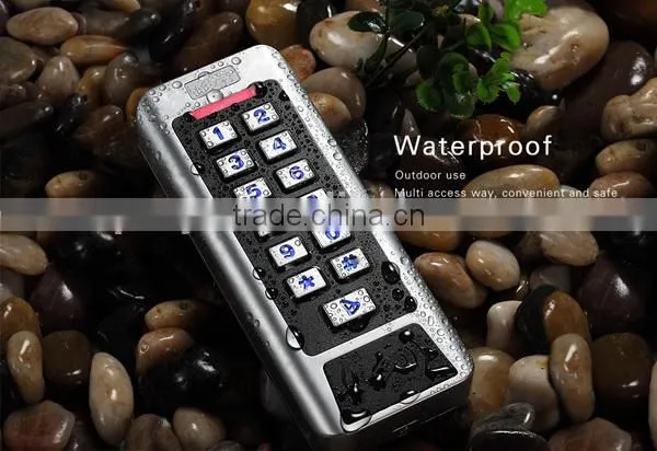 Metal Wiegand output standalone Waterproof keypad Access Control