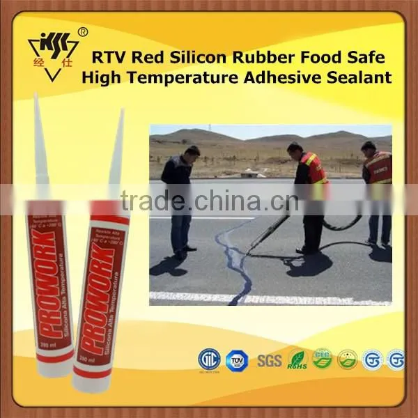 RTV Red Silicon Rubber Food Safe High Temperature Adhesive Sealant
