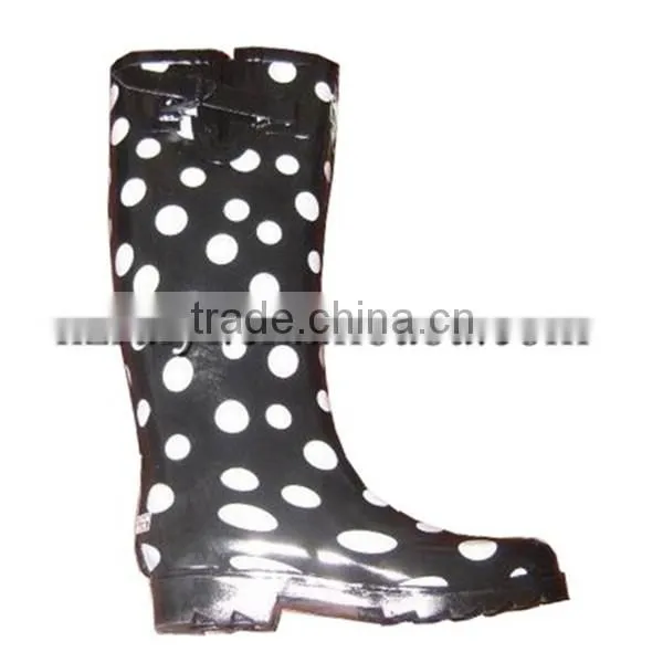 Factory best price customized wholesale antiskid vulcanized good quality pure wellington garden boots