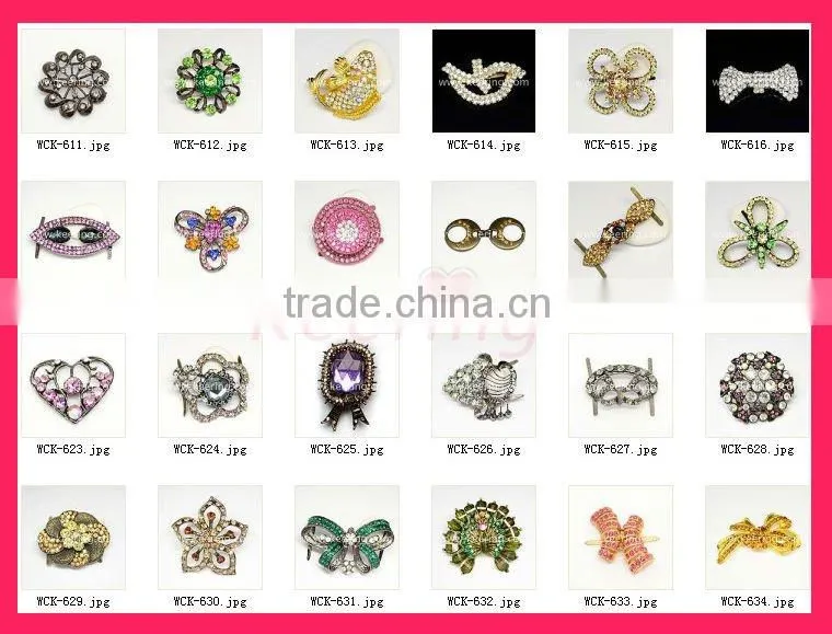 Wholesaler Rhinestone Bee Buckle WCK-854
