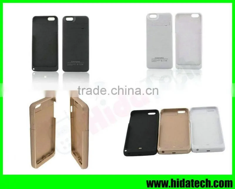 Wholesale external mobile charger battery case for iPhone 6 plus battery cover 5000mah