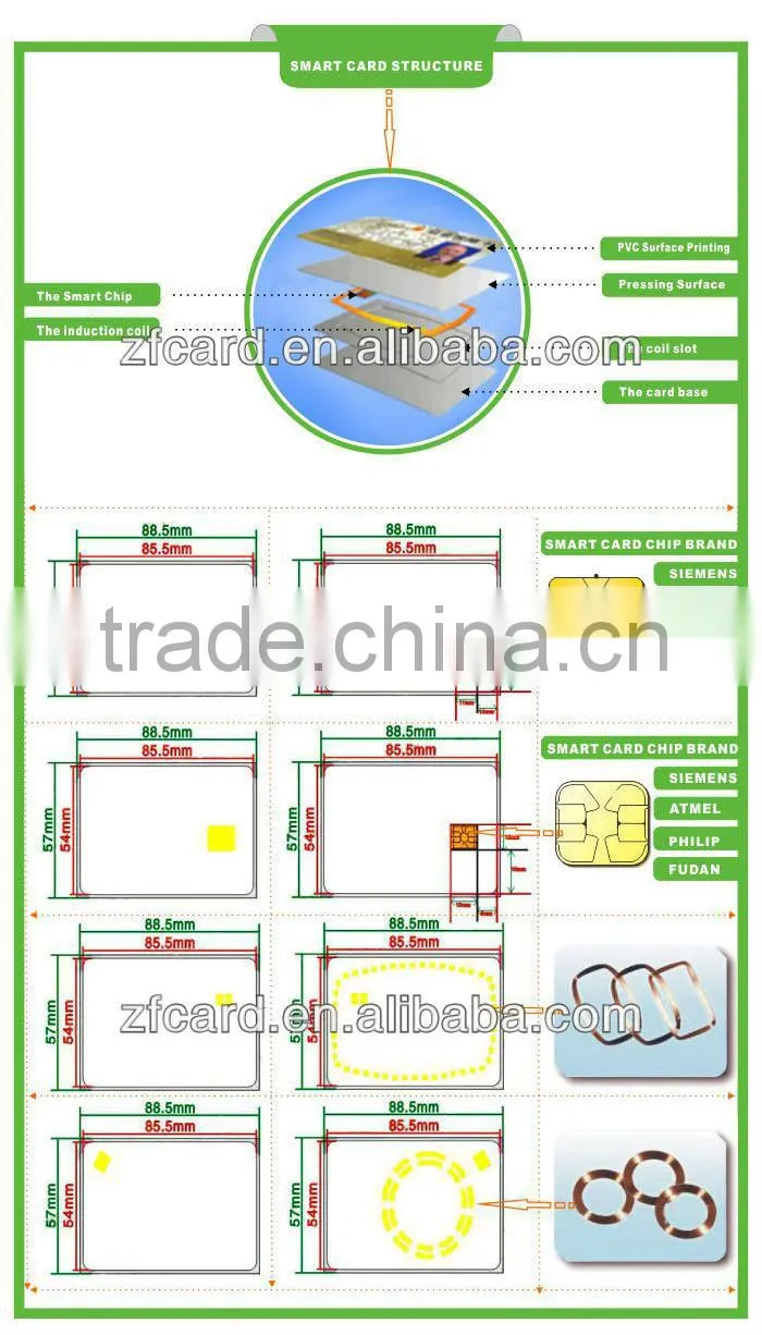 High class white inkjet printable pvc plastic card packs