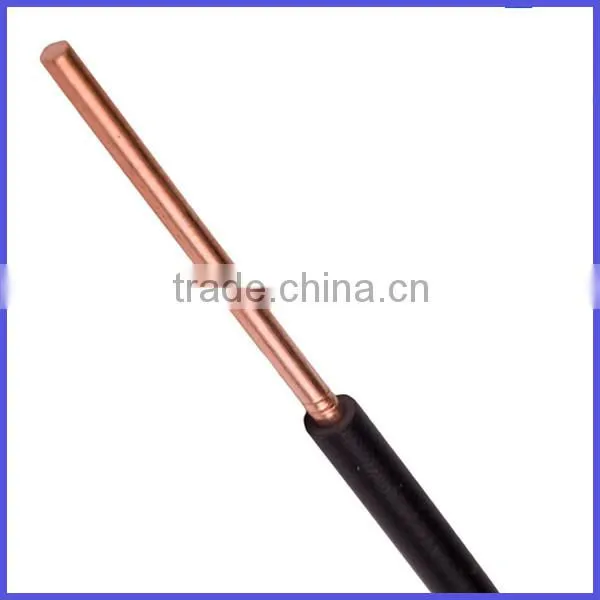 600V single core cu/pvc 600v insulated pvc copper strand TW THW cable wire