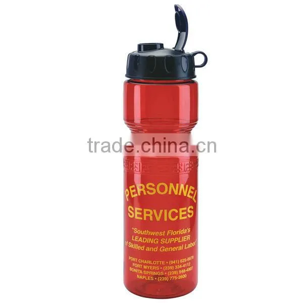 BPA free 840ml/28oz PET clear sport bottle