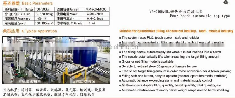 Automatic Liquid Filling Machine 200L