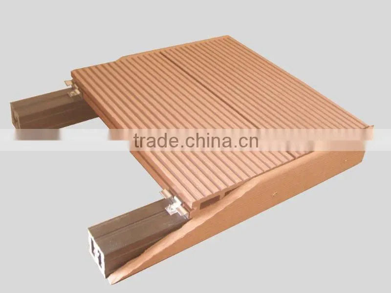 Solid Wood plastic composite WPC outdoor decking