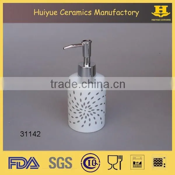ceramic lotion bottle, soap lotion bottle, liquid soap dispense