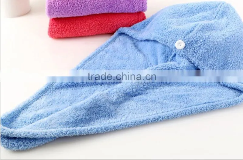 Microfiber quick-dry turban twist wrap towel