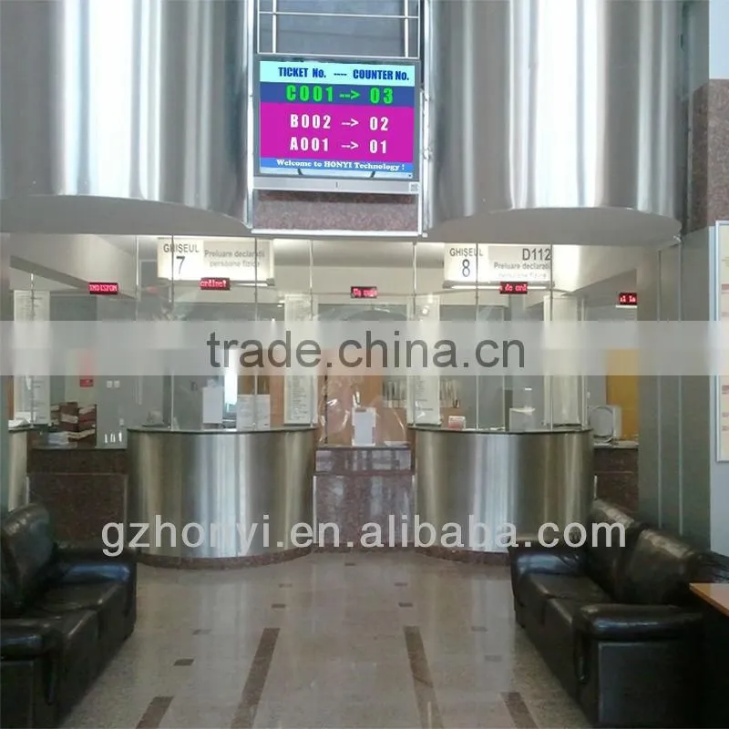 Full automatic Bank queue ticket managment system