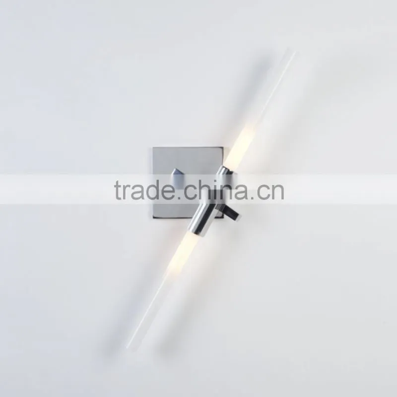 Unique wall sconce - 4 LED Lights with rotating articulated joints of bulbs