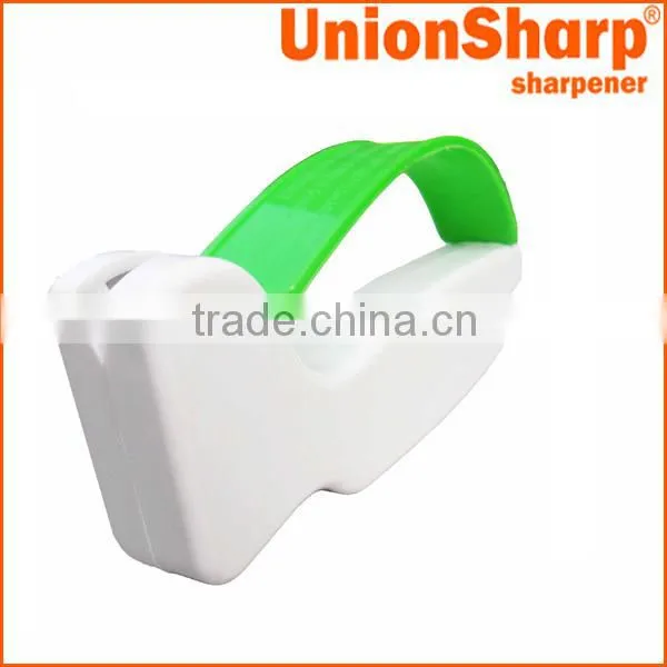 Hand held knife sharpener
