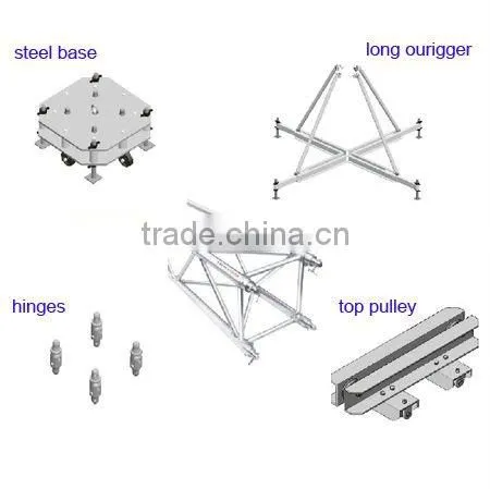 500mm Square Truss Medium Lifting Tower Design