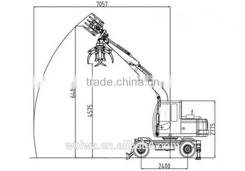 china mainland cheap mini Wheel Sugarcane Loarder